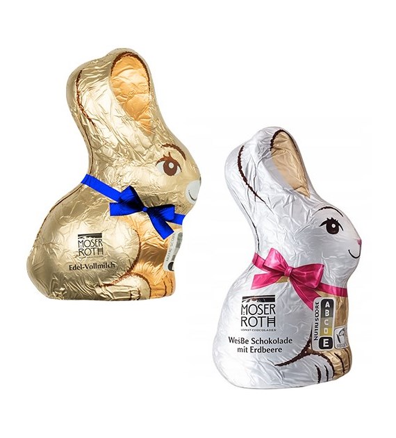 Moser Roth Weisse / Vollmilch Zając 125g