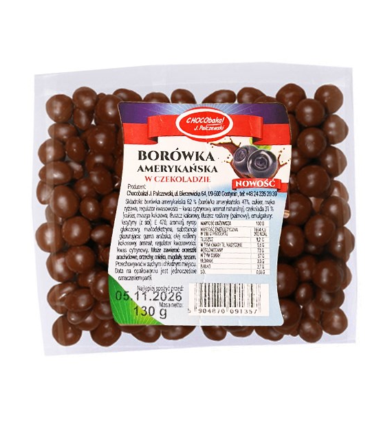 Chocobakal Borówka Amerykańska w Czekoladzie 130g