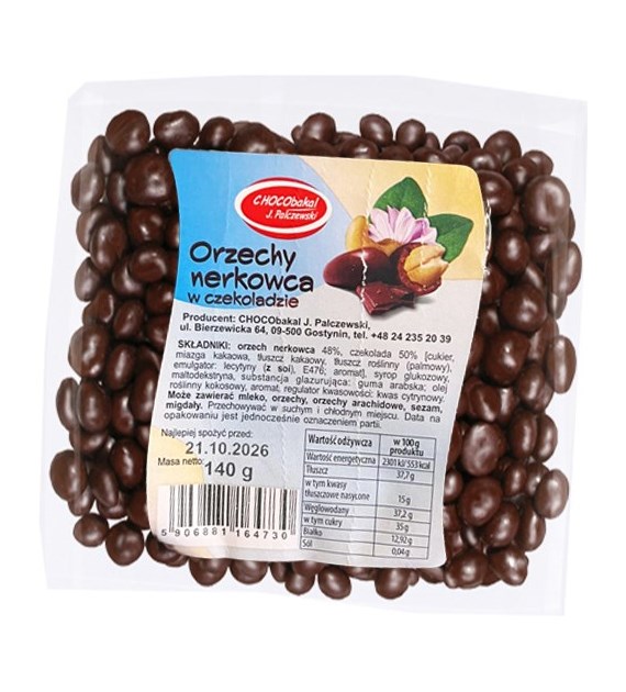 Chocobakal Orzechy Nerkowca w Czekoladzie 140g