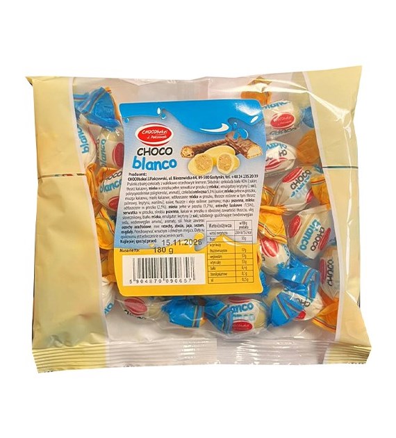 Chocobakal Choco Bianco Czekoladki 180g