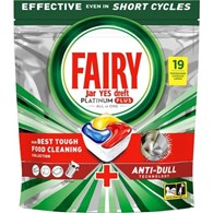 Fairy Platinum Plus All in One Lemon 19p 295g