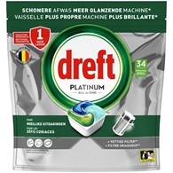 Dreft Platinum All in One Tabs 34szt 507g