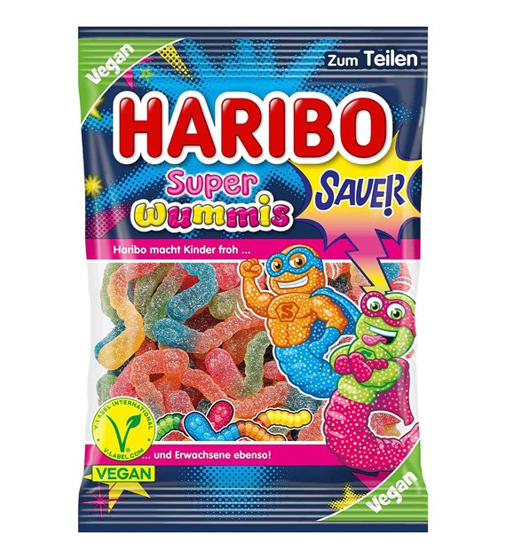 Haribo Super Wummis Sauer 175g
