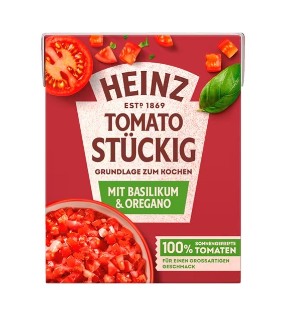 Heinz Tomato Stuckig mit Basilikum & Oregano 390g