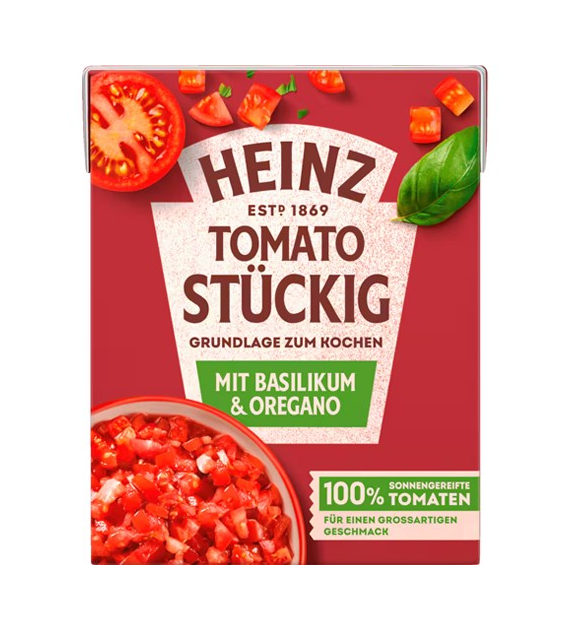 Heinz Tomato Stuckig mit Basilikum & Oregano 390g
