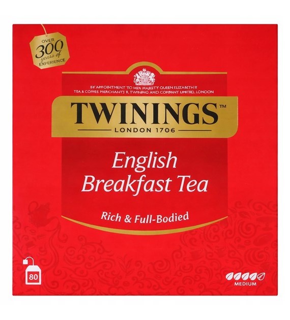 Twinings English Breakfast Herbata 80szt 160g