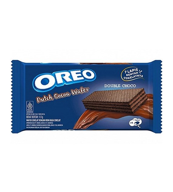 Oreo Dutch Cocoa Wafer Double Choco Wafelki 117g
