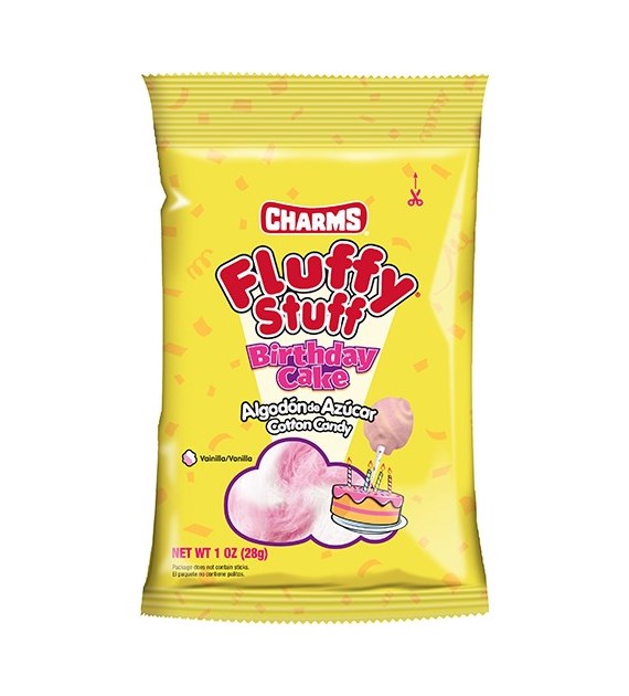 Charms Fluffy Stuff Birthday Cake Wata Cukrowa 60g