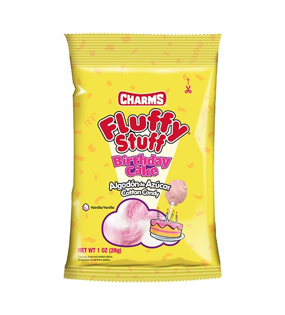 Charms Fluffy Stuff Birthday Cake Wata Cukrowa 60g