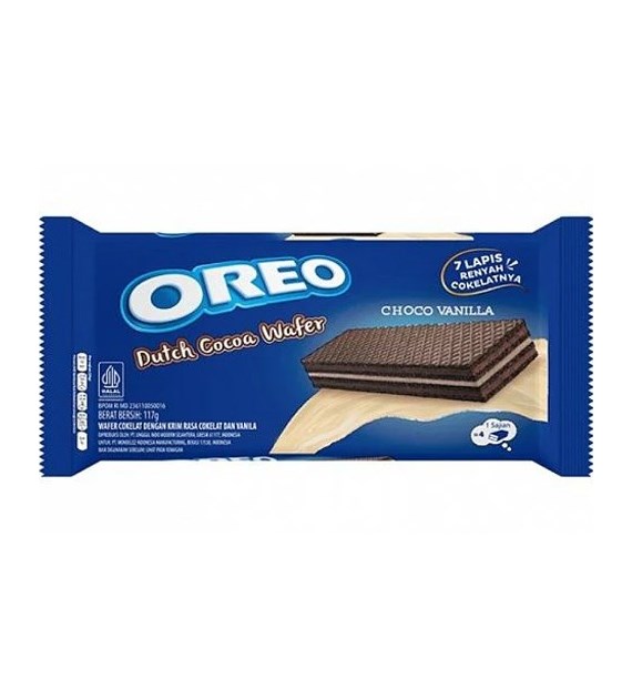 Oreo Dutch Cocoa Wafer Choco Vanilla Wafelki 117g