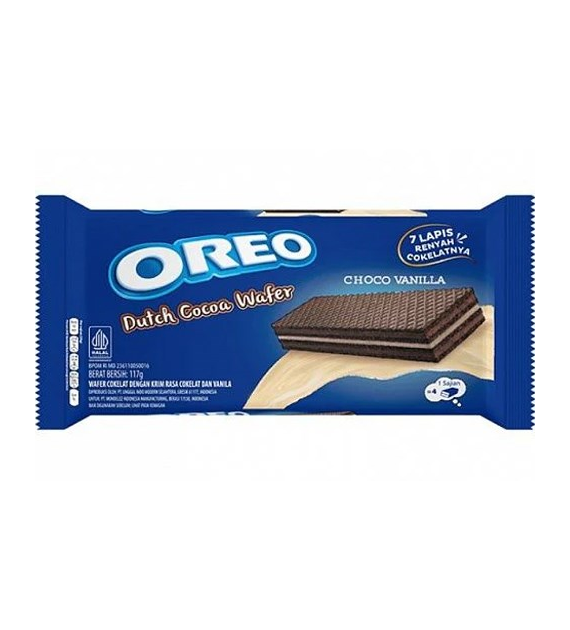 Oreo Dutch Cocoa Wafer Choco Vanilla Wafelki 117g