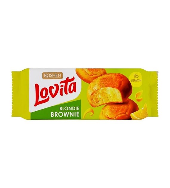 Roshen Lovita Blondie Brownie Lemon Ciastka 152g
