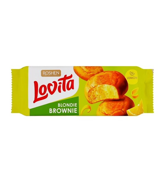 Roshen Lovita Blondie Brownie Lemon Ciastka 152g