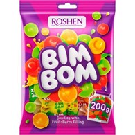 Roshen Bim Bom Candies Fruit-Berry Filling 200g