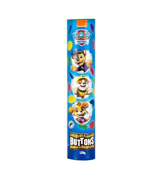 PAW Patrol Choco Flavoured Buttons Draże 130g