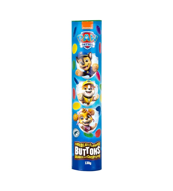 PAW Patrol Choco Flavoured Buttons Draże 130g