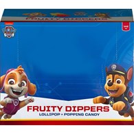 PAW Patrol Fruity Dippers Lollipop + Candy 24x15g