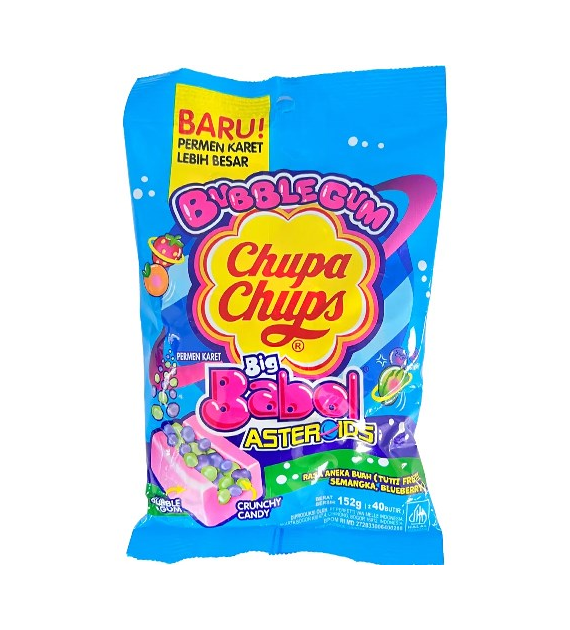 Chupa Chups Big Babol Asteroids Gumy 152g
