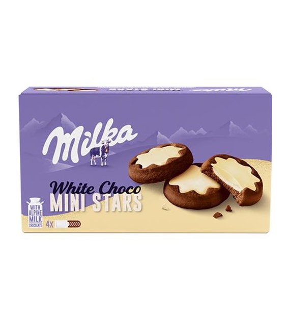 Milka White Choco Mini Stars 150g