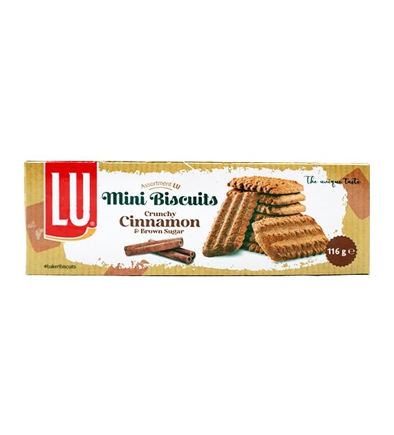 LU Mini Biscuits Crunchy Cinnamon&Brown Sugar 116g
