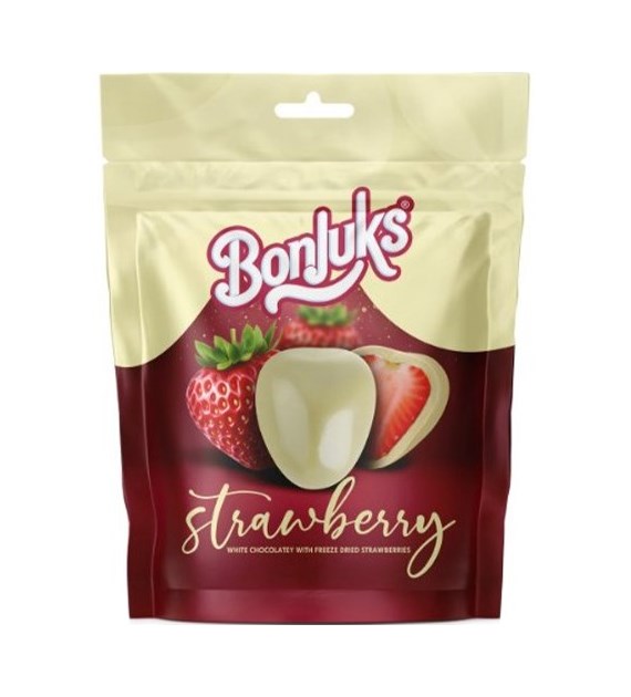 Bonjuks Strawberry White Chocolate 80g
