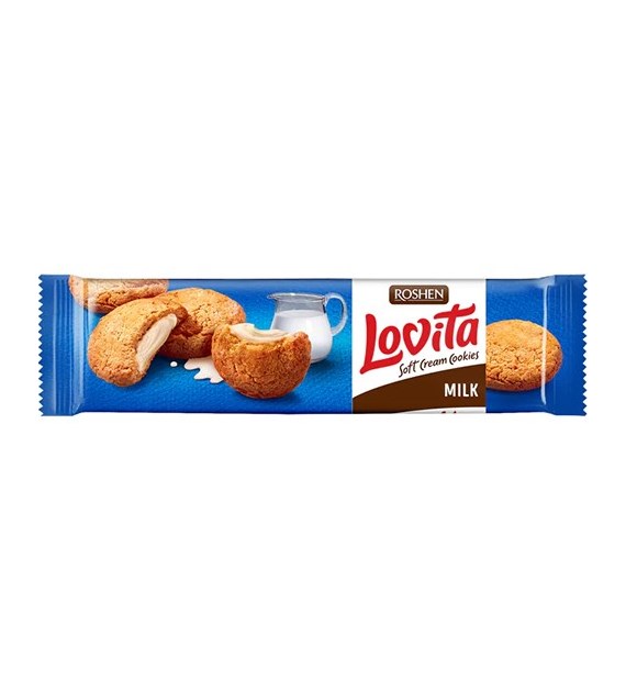 Roshen Lovita Soft Cream Cookies Milk 127g