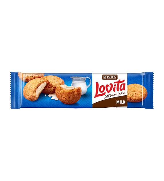 Roshen Lovita Soft Cream Cookies Milk 127g
