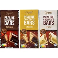 Choceur Praline Chocolate Bars MIX 200g