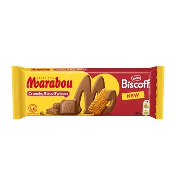Marabou Crunchy Biscoff Pieces Czekolada 160g