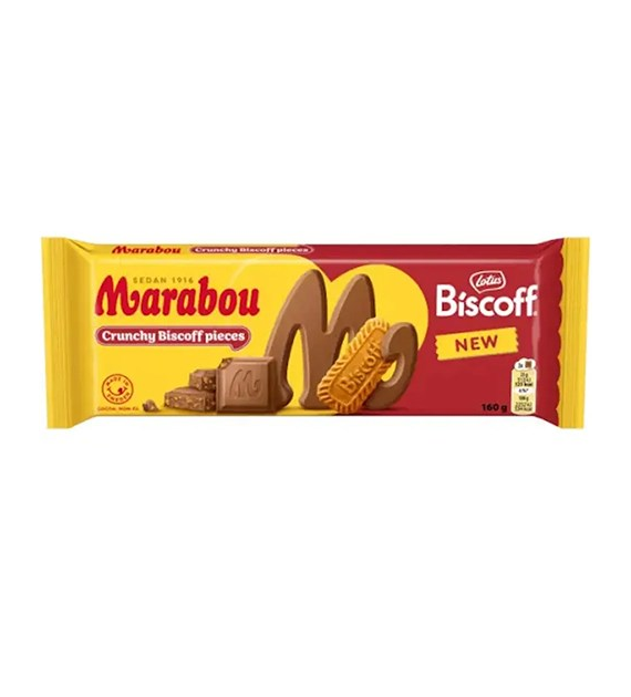 Marabou Crunchy Biscoff Pieces Czekolada 160g