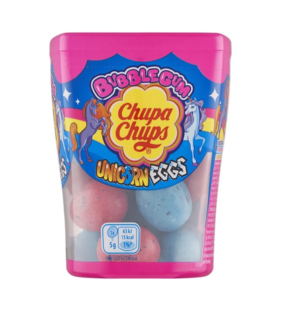 Chupa Chups Unicorn Eggs Bubblegum 90g