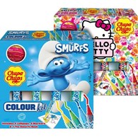 Chupa Chups Hello Kitty/Smurf Zestaw z Kolorow 48g