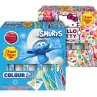Chupa Chups Hello Kitty/Smurf Zestaw z Kolorow 48g