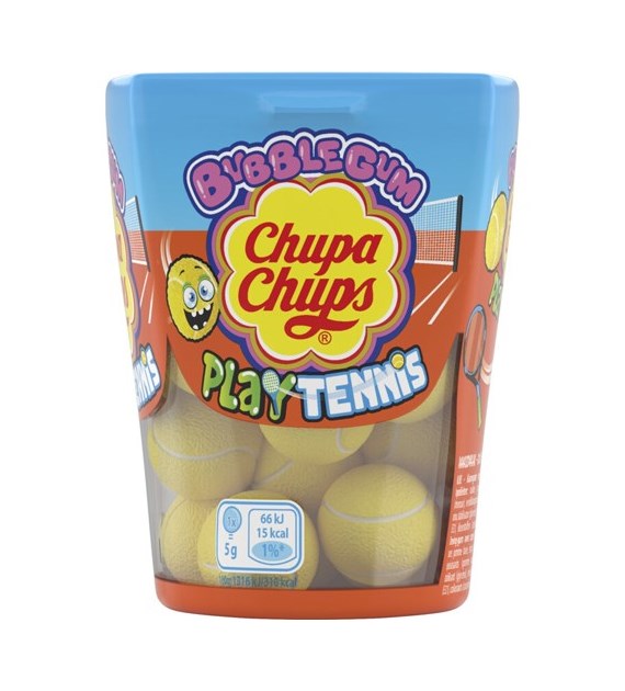 Chupa Chups Play Tennis Bubblegum 90g