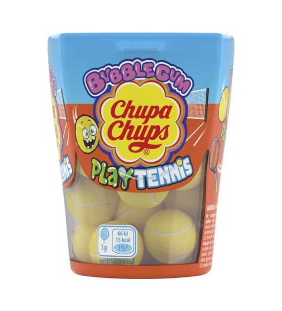 Chupa Chups Play Tennis Bubblegum 90g