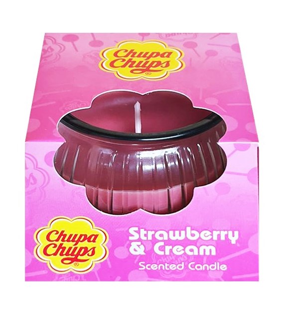 Chupa Chups Scented Candle Strawberry Świeczka 85g