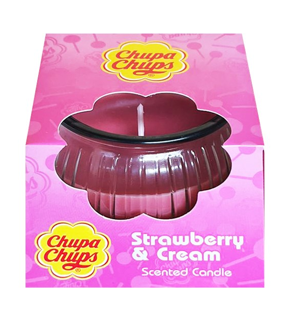 Chupa Chups Scented Candle Strawberry Świeczka 85g