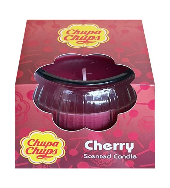Chupa Chups Scented Candle Cherry Świeczka 85g