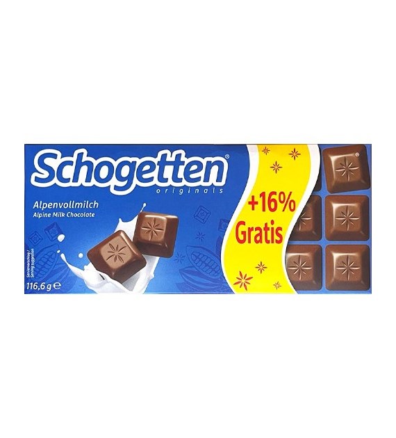 Schogetten Alpenvollmilch +16% 116,6g