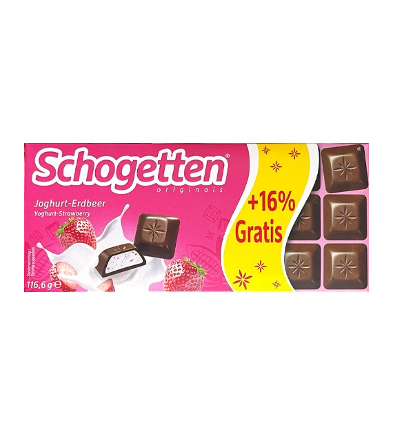 Schogetten Joghurt-Erdbeer +16% 116,6g