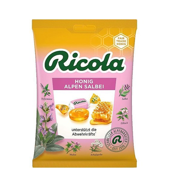 Ricola Honig Alpen Salbei Cukierki 75g