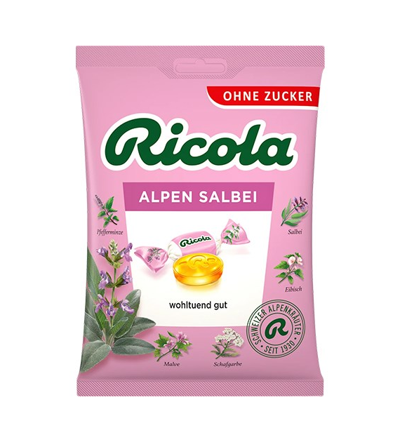 Ricola Alpen Salbei Cukierki 75g