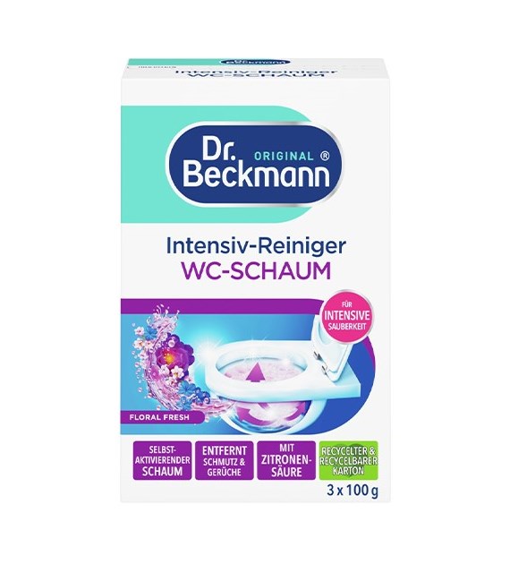Dr.Beckmann WC Schaum Floral Fresh 3x100g