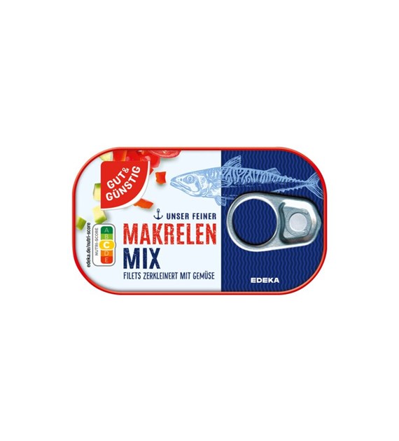 G&G Makrelen Mix Filets Mit Gemuse 125g
