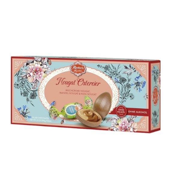 Reber Nougat Ostereier Czekoladki Niebieskie 100g