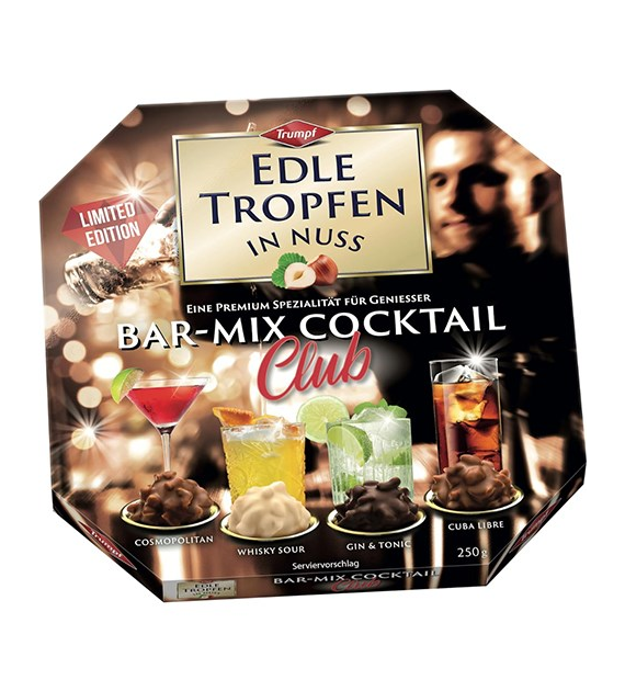 Trumpf Edle Tropfen in Nuss Bar-Mix Cocktail 250g