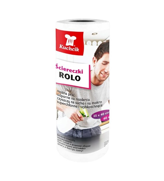 Kuchcik Ściereczki Rolo 25 x 38cm 40szt