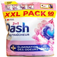 Dash 2en1 Pods Bouquet de Pivoines 60p 1,3kg