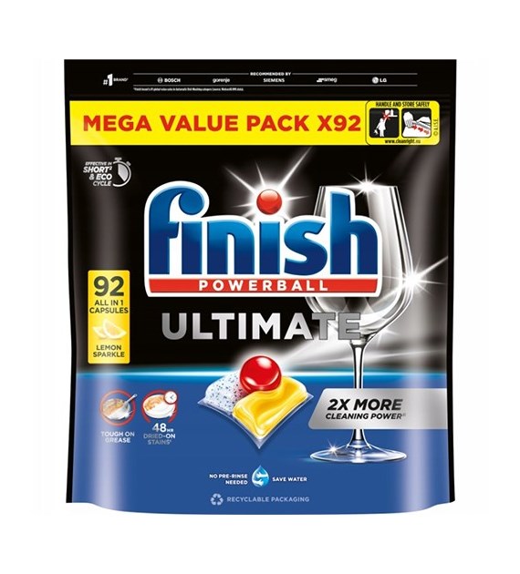 Finish Powerball Ultimate Lemon 92szt 1,1kg