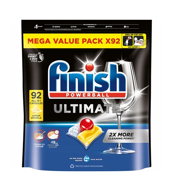 Finish Powerball Ultimate Lemon 92szt 1,1kg